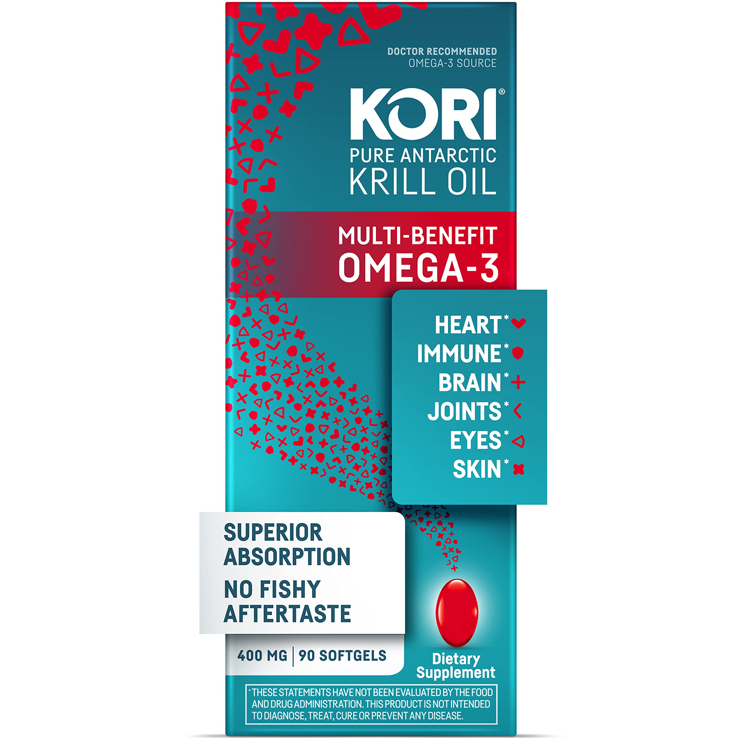 Foto 2 pulgar | Suplemento De Aceite De Krill Kori Omega-3 400 Mg 90 Cápsulas Blandas - Venta Internacional.