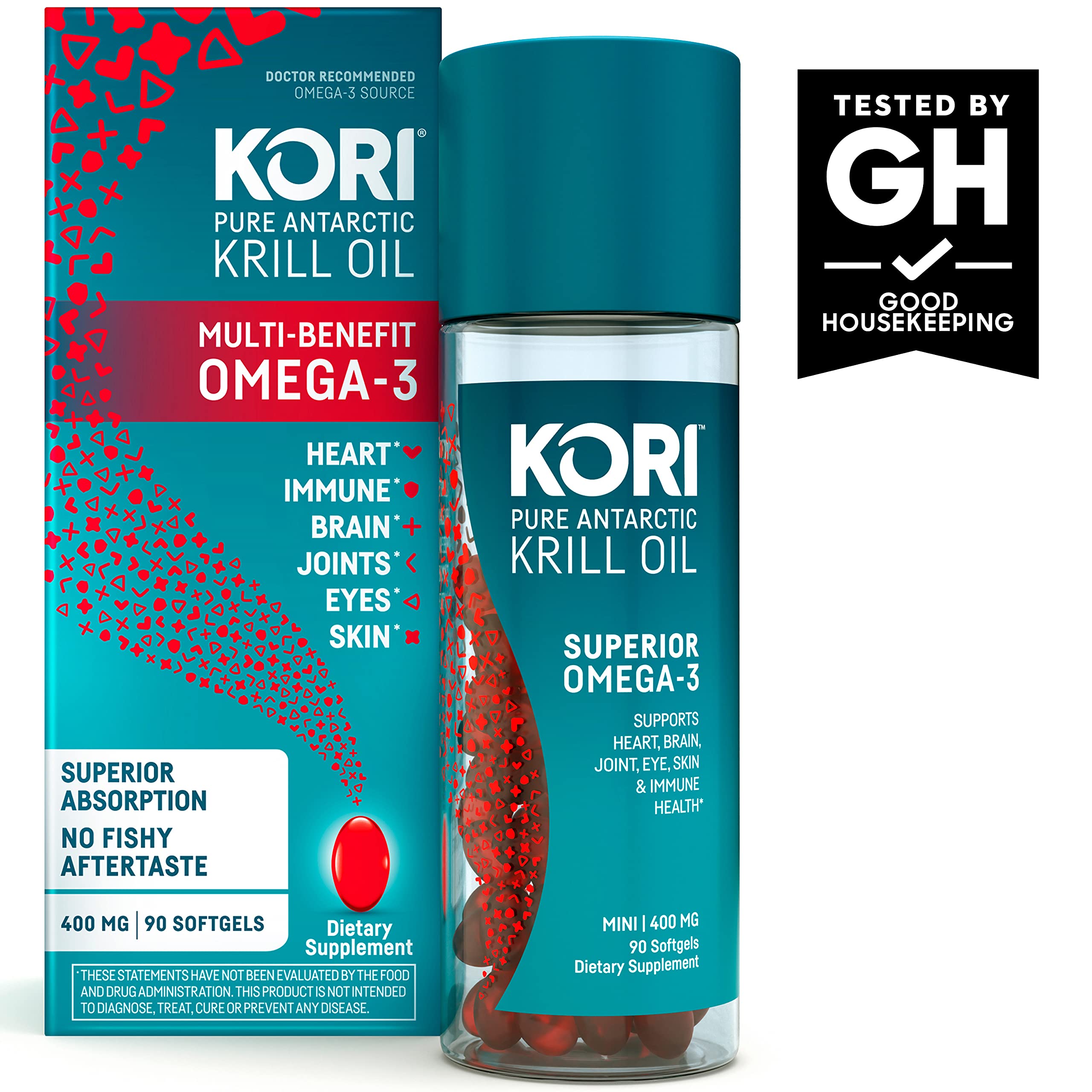 Foto 3 pulgar | Suplemento De Aceite De Krill Kori Omega-3 400 Mg 90 Cápsulas Blandas - Venta Internacional.