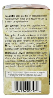 Foto 4 | Suplemento Bio Nutrition Graviola 60 Cápsulas Vegetarianas - Venta Internacional.