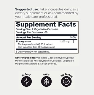 Foto 2 | Suplemento Toniiq De Extracto De Granada De 42.000 Mg De Ácido Elágico Al 90% - Venta Internacional.