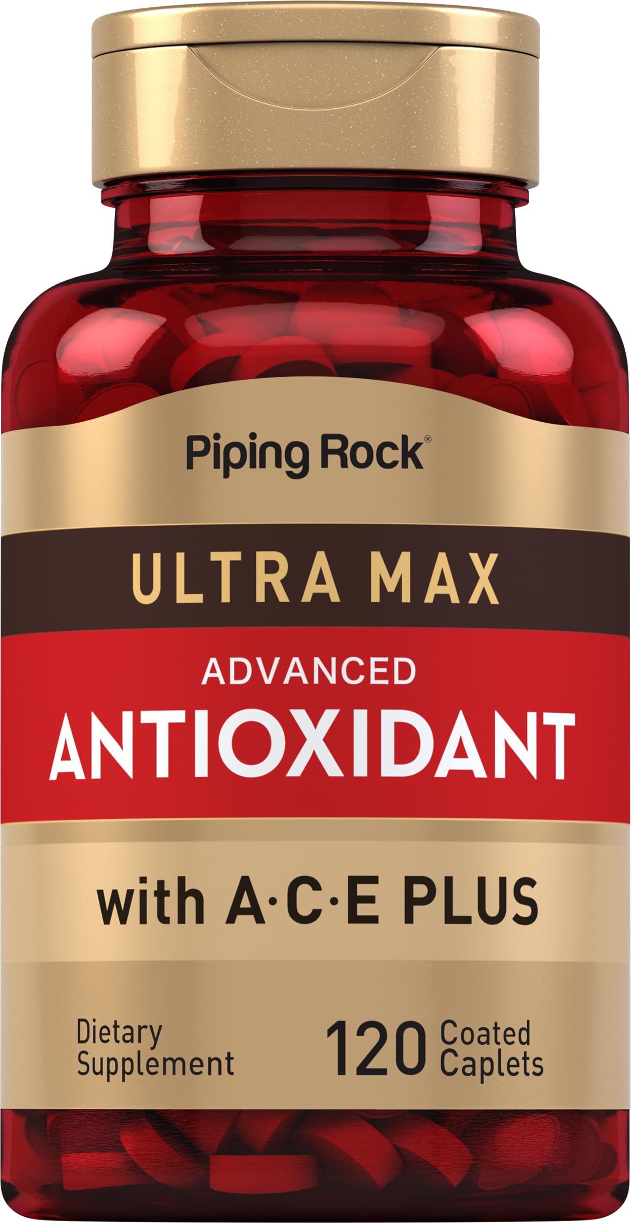 Suplementos Piping Rock Antioxidant Ultra Max 120 Comprimidos - Venta Internacional.
