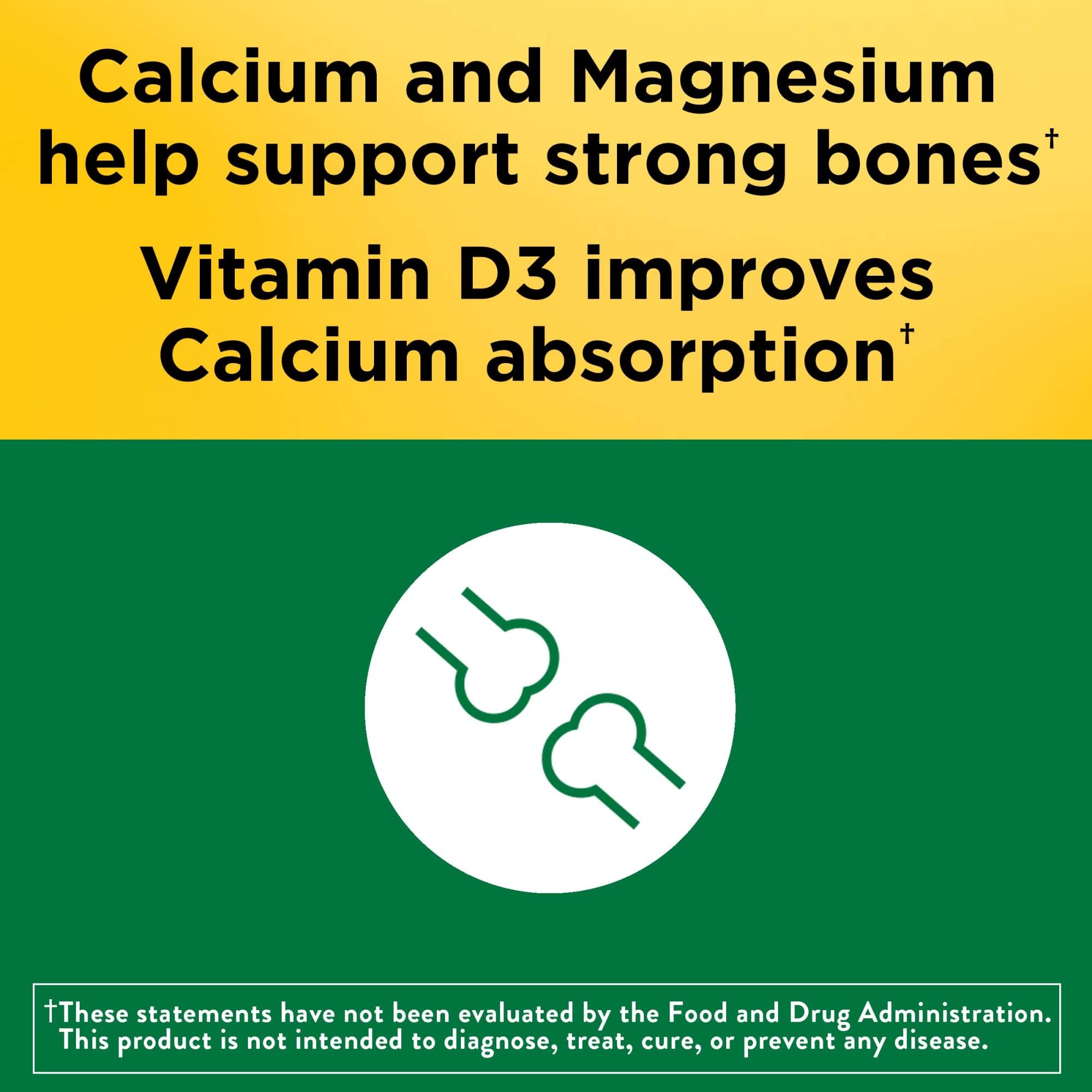 Foto 4 pulgar | Suplemento Natural De Calcio, Magnesio Y Zinc Con Vitamina D3 - Venta Internacional.
