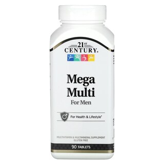 Foto 1 | Suplemento 21st Century Mega Multi Para Hombres 90 Comprimidos - Venta Internacional.
