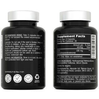 Foto 3 | Suplemento Superself Dhea 100 Mg 60 Cápsulas Para Mujeres Y Hombres - Venta Internacional.