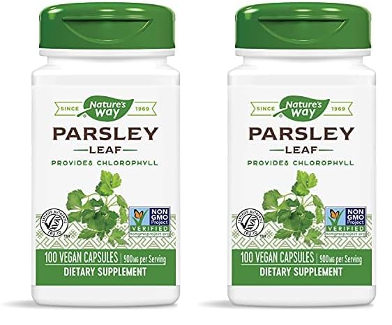 Foto 2 pulgar | Suplemento Nature's Way Premium Herbal Perejil Leaf 100 Cápsulas - Venta Internacional.