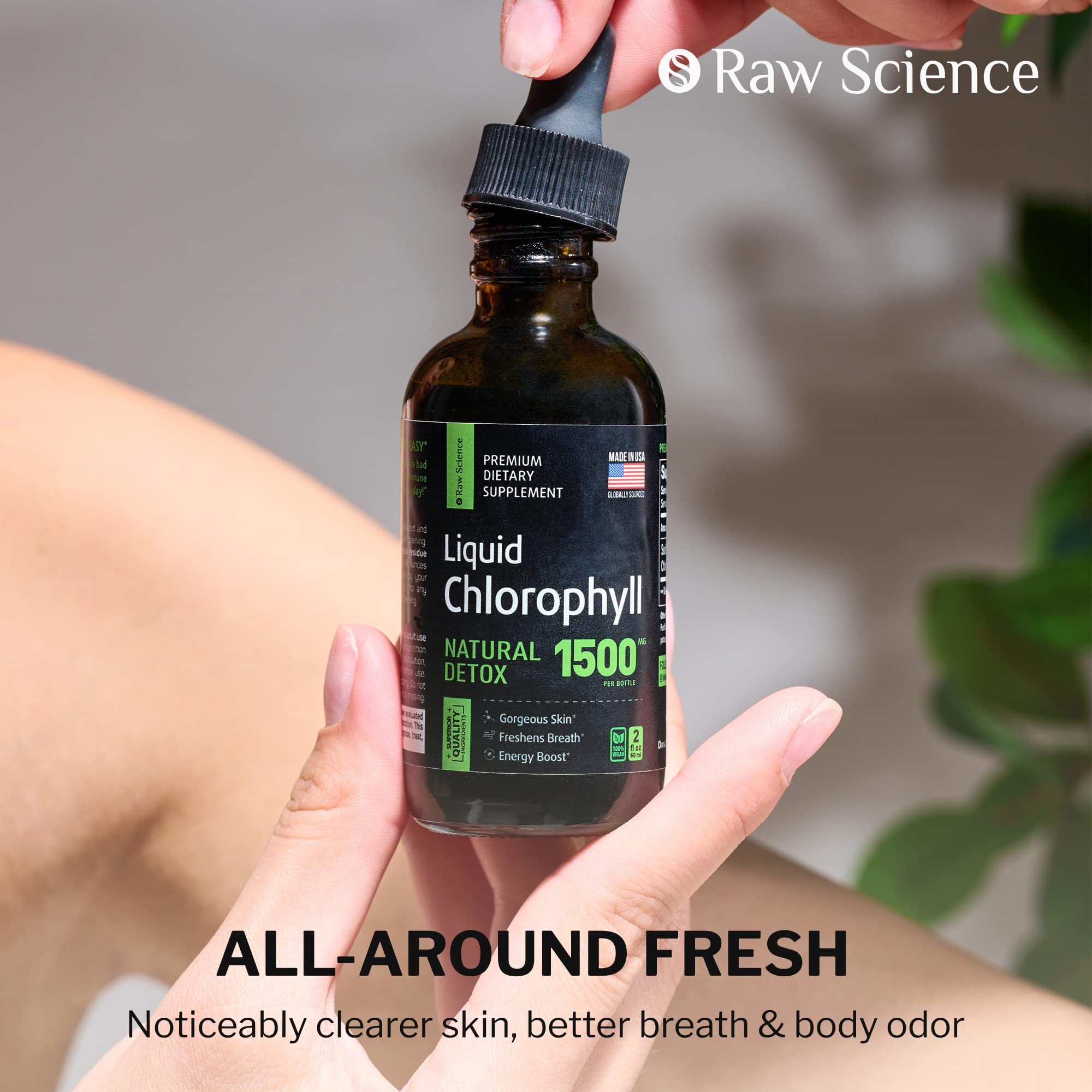 Foto 6 pulgar | Gotas De Clorofila Líquida Raw Science Organic 100 Ml - Venta Internacional.
