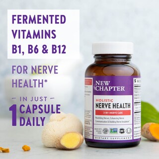 Foto 4 | Suplemento New Chapter Nerve Health 3 En 1, 30 Unidades - Venta Internacional.