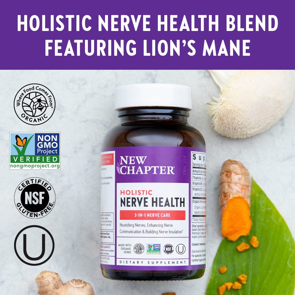 Foto 6 pulgar | Suplemento New Chapter Nerve Health 3 En 1, 30 Unidades - Venta Internacional.
