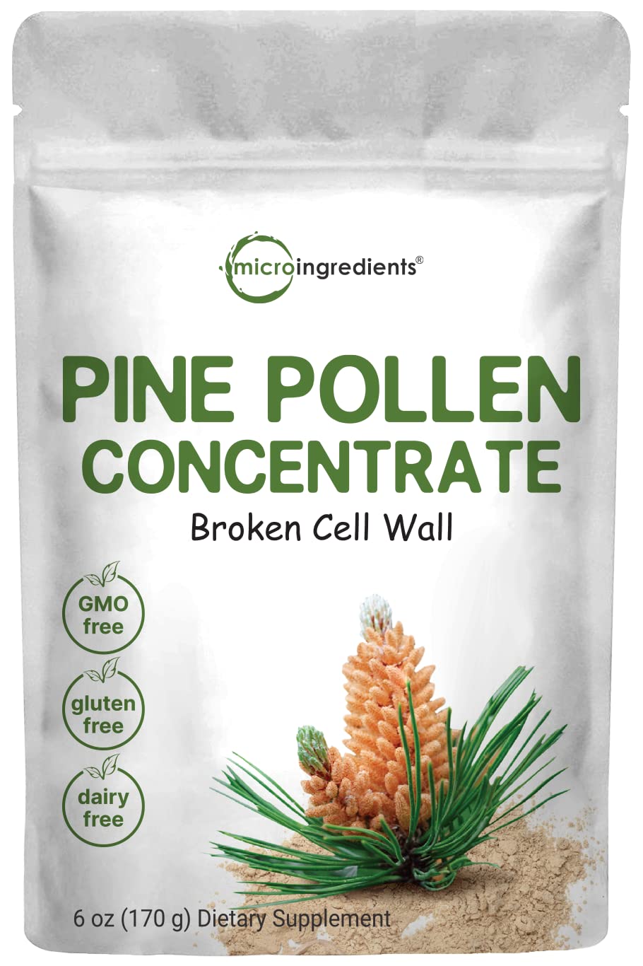 Foto 2 pulgar | Microingredientes De Polen De Pino En Polvo, 180 Ml, Que Ayudan Al Sistema Inmunitario - Venta Internacional.