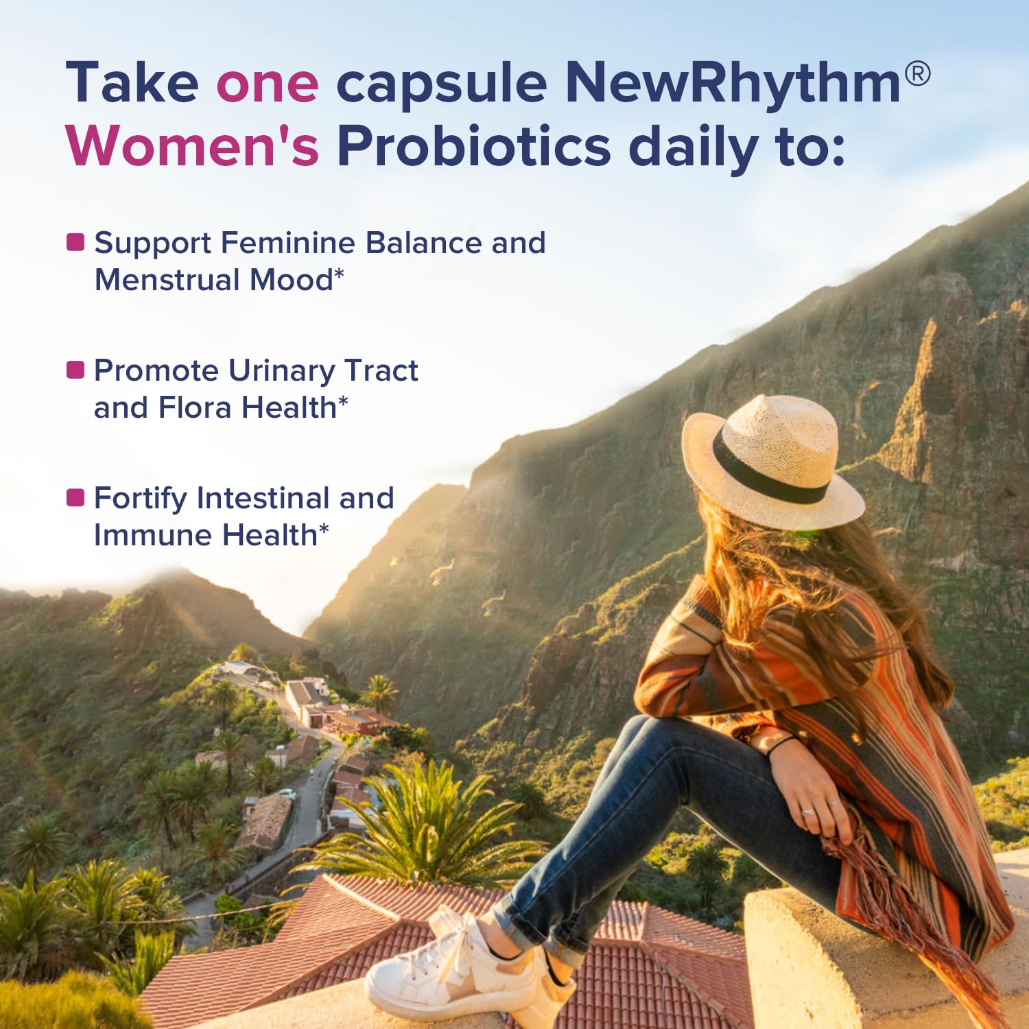Foto 5 | Probióticos Newrhythm Women 100 Mil Millones De Cfu 60 Cápsulas - Venta Internacional.