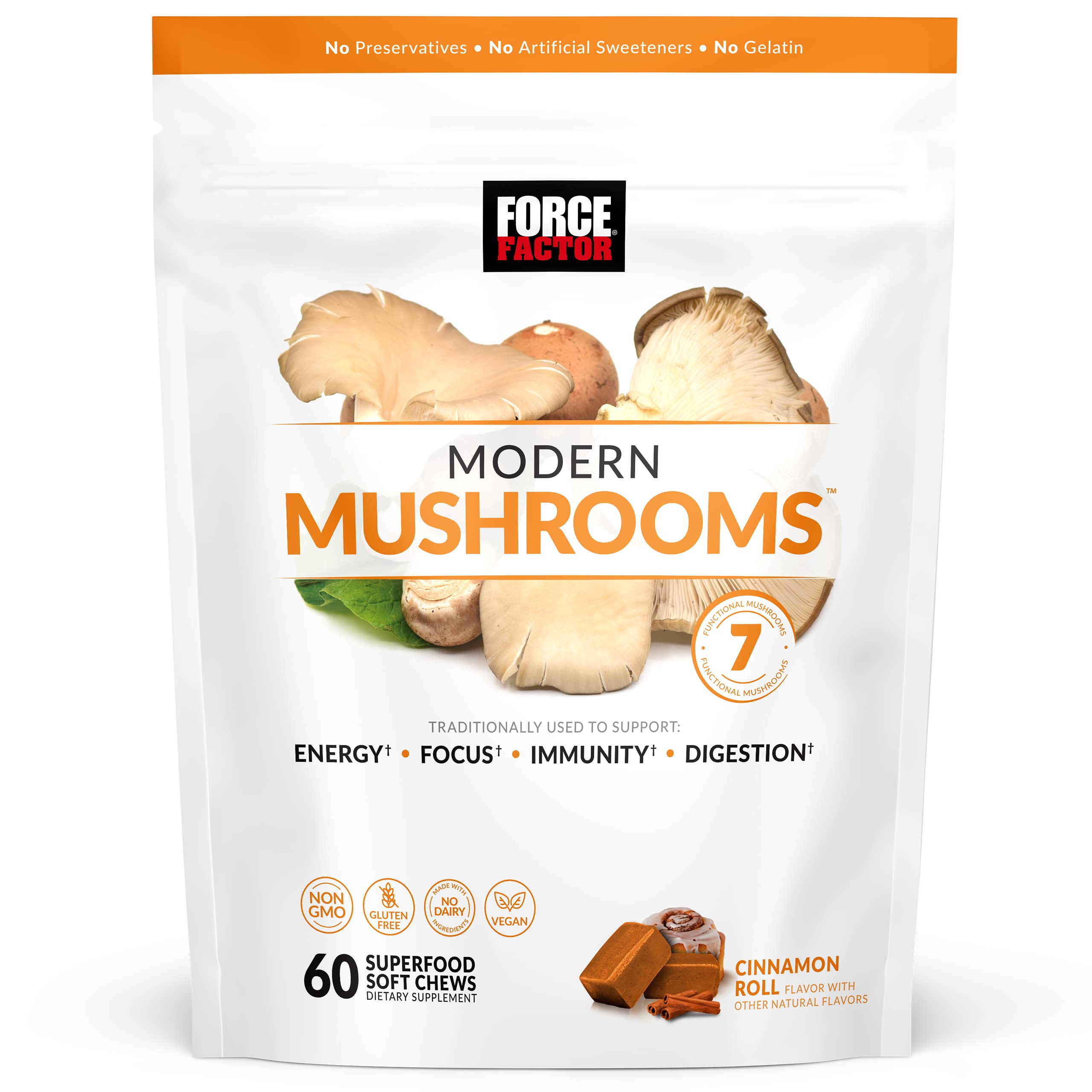 Foto 2 pulgar | Suplemento De Hongos Force Factor Modern Mushrooms 60 Soft Masticables - Venta Internacional.