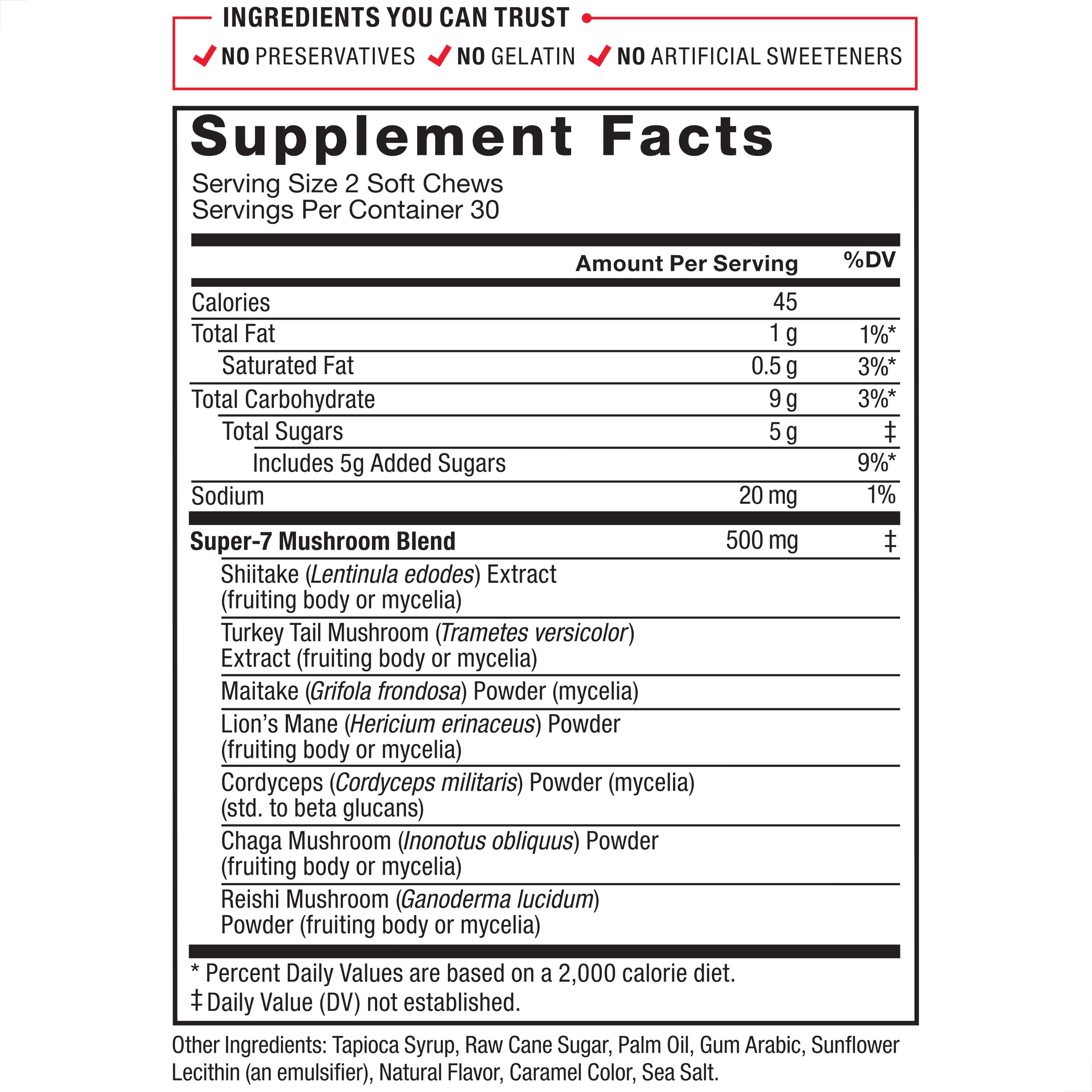 Foto 7 pulgar | Suplemento De Hongos Force Factor Modern Mushrooms 60 Soft Masticables - Venta Internacional.