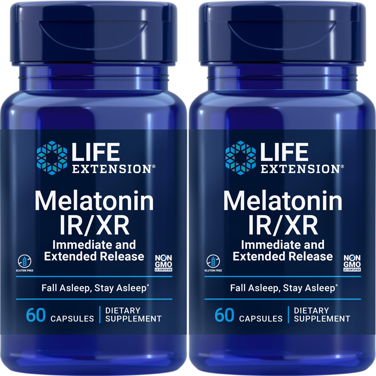 Foto 1 | Suplemento Life Extension Melatonina Ir/xr 1,5 Mg 2 X 60 Cápsulas - Venta Internacional.