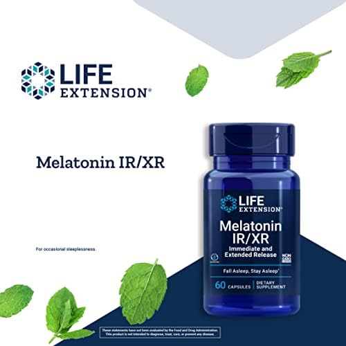 Foto 5 pulgar | Suplemento Life Extension Melatonina Ir/xr 1,5 Mg 2 X 60 Cápsulas - Venta Internacional.
