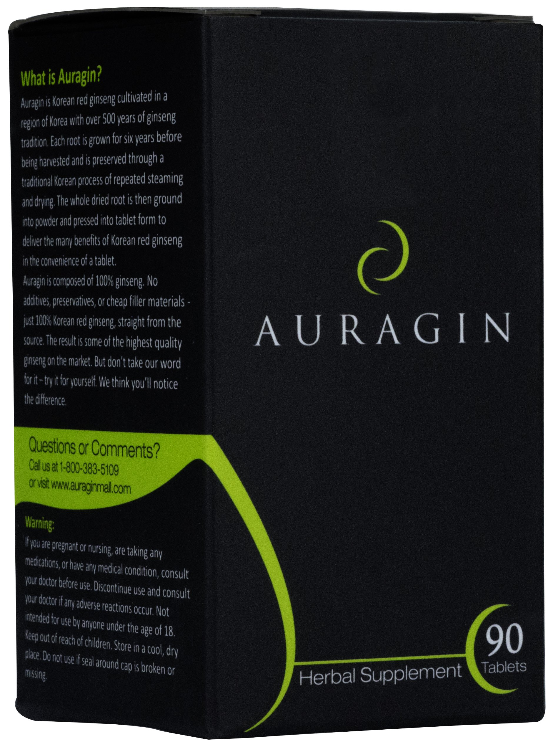 Foto 2 pulgar | Suplemento Auragin, Auténtico Ginseng Rojo Coreano, Raíces De 6 Años - Venta Internacional.