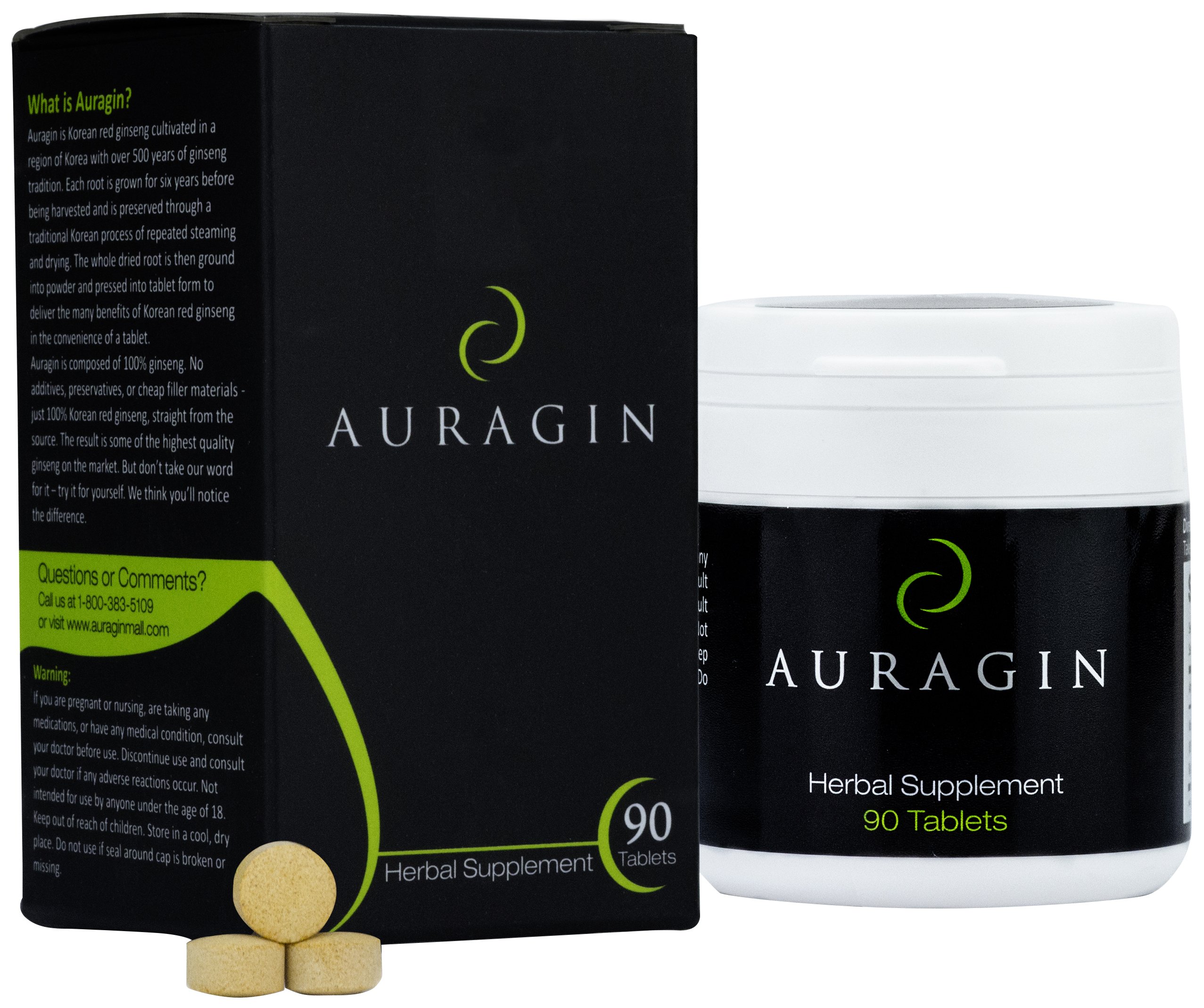 Foto 3 pulgar | Suplemento Auragin, Auténtico Ginseng Rojo Coreano, Raíces De 6 Años - Venta Internacional.