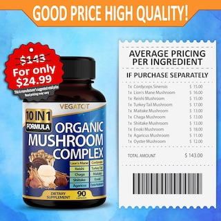 Foto 5 | Suplemento Vegatot 10 En 1 De Hongos De Alta Resistencia 9700 Mg - Venta Internacional.