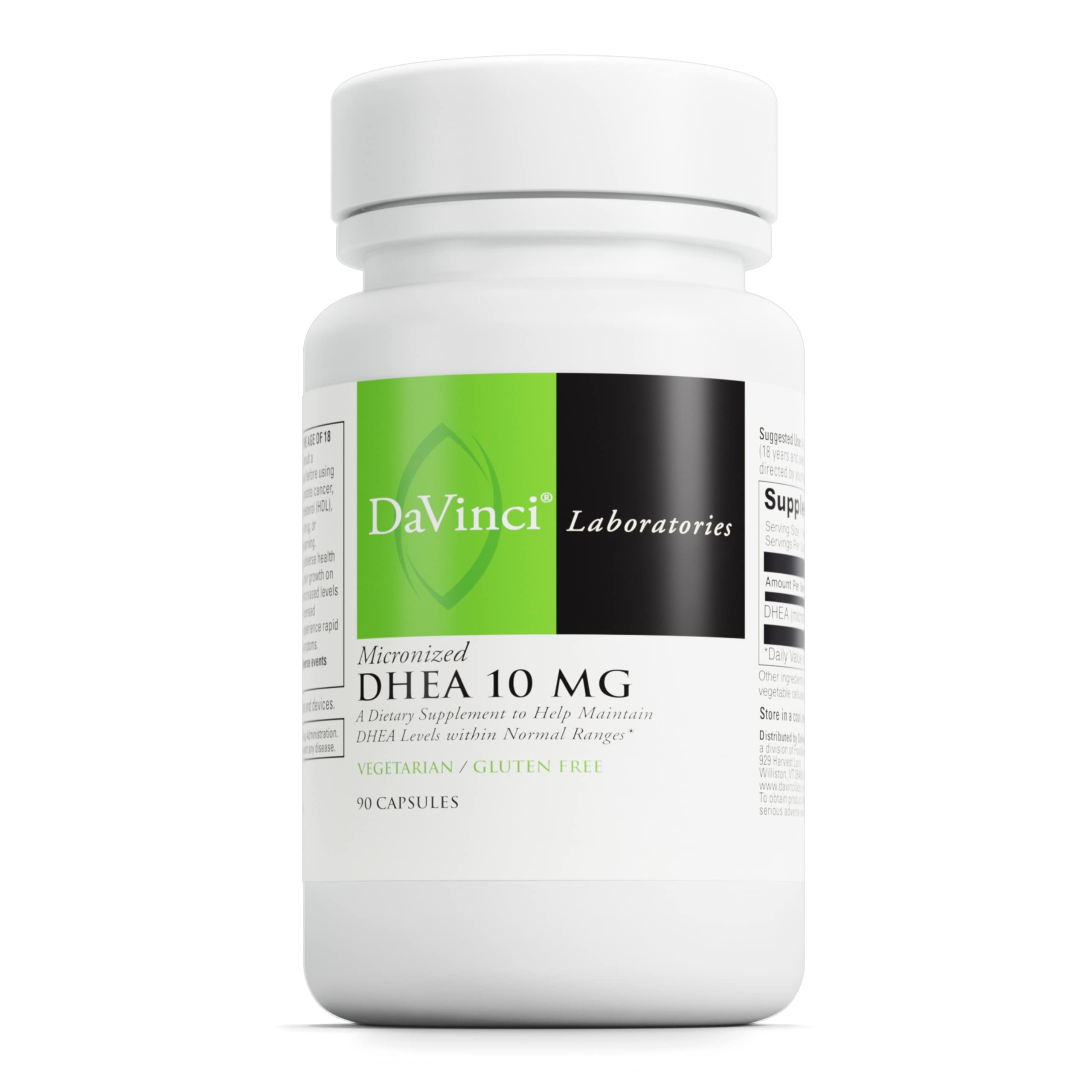 Foto 2 pulgar | Suplemento De Dhea Micronizada De Davinci Labs, 10 Mg, 90 Cápsulas - Venta Internacional.