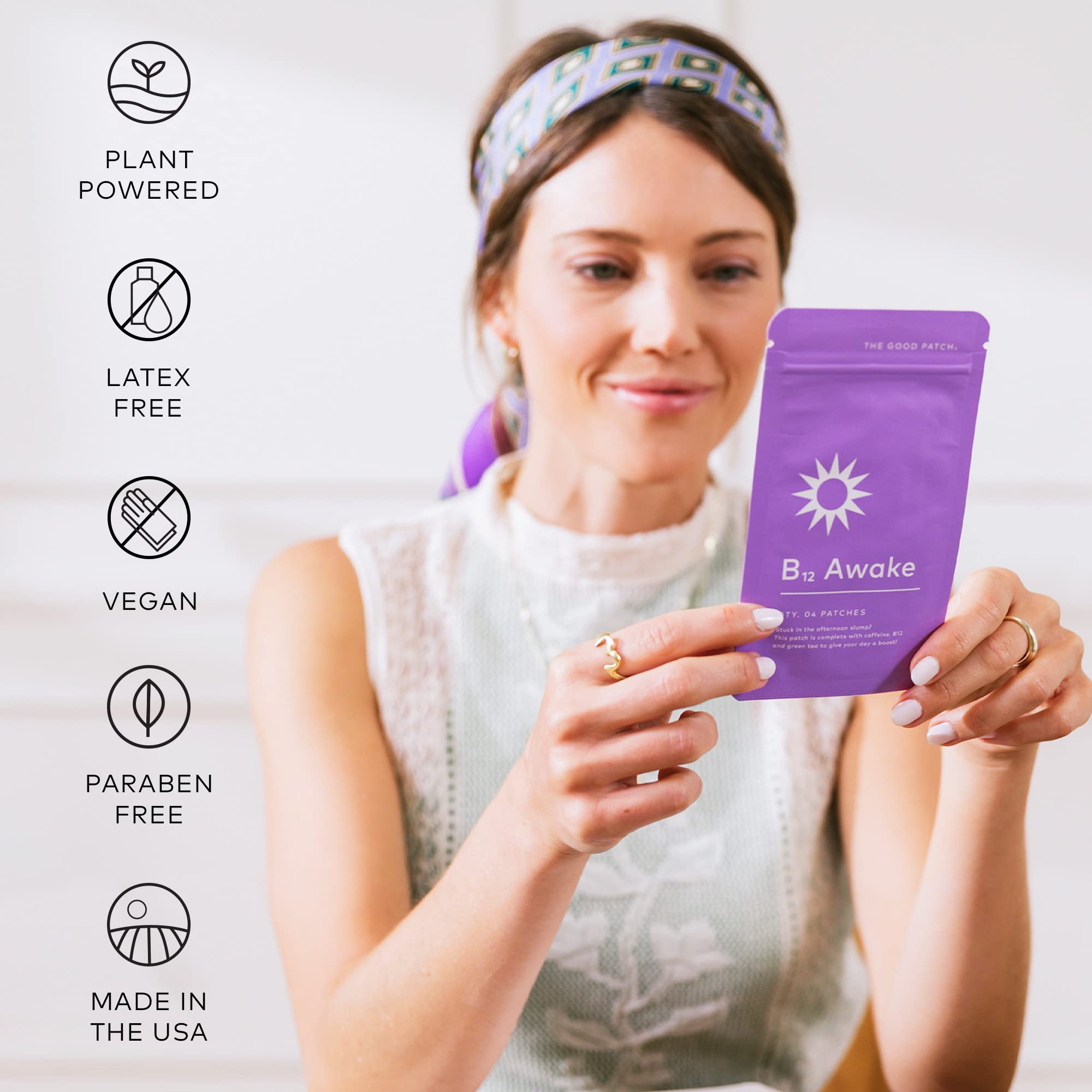 Foto 4 | Patch La Mend The Good Patch B12 Awake Con Cafeína Y Green T - Venta Internacional.