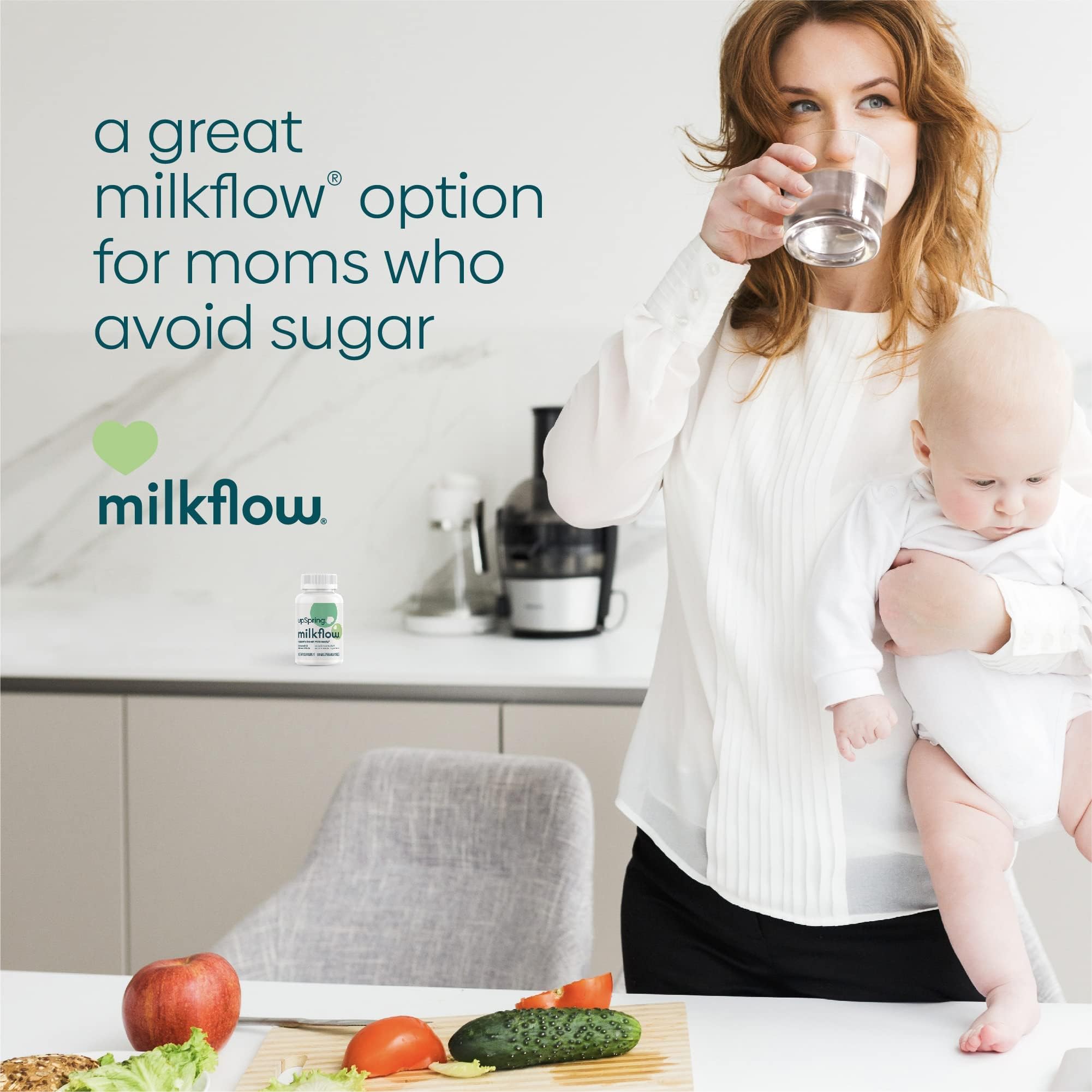 Foto 4 pulgar | Suplemento Para La Lactancia Upspring Milkflow, Cápsulas De Fenogreco - Venta Internacional.