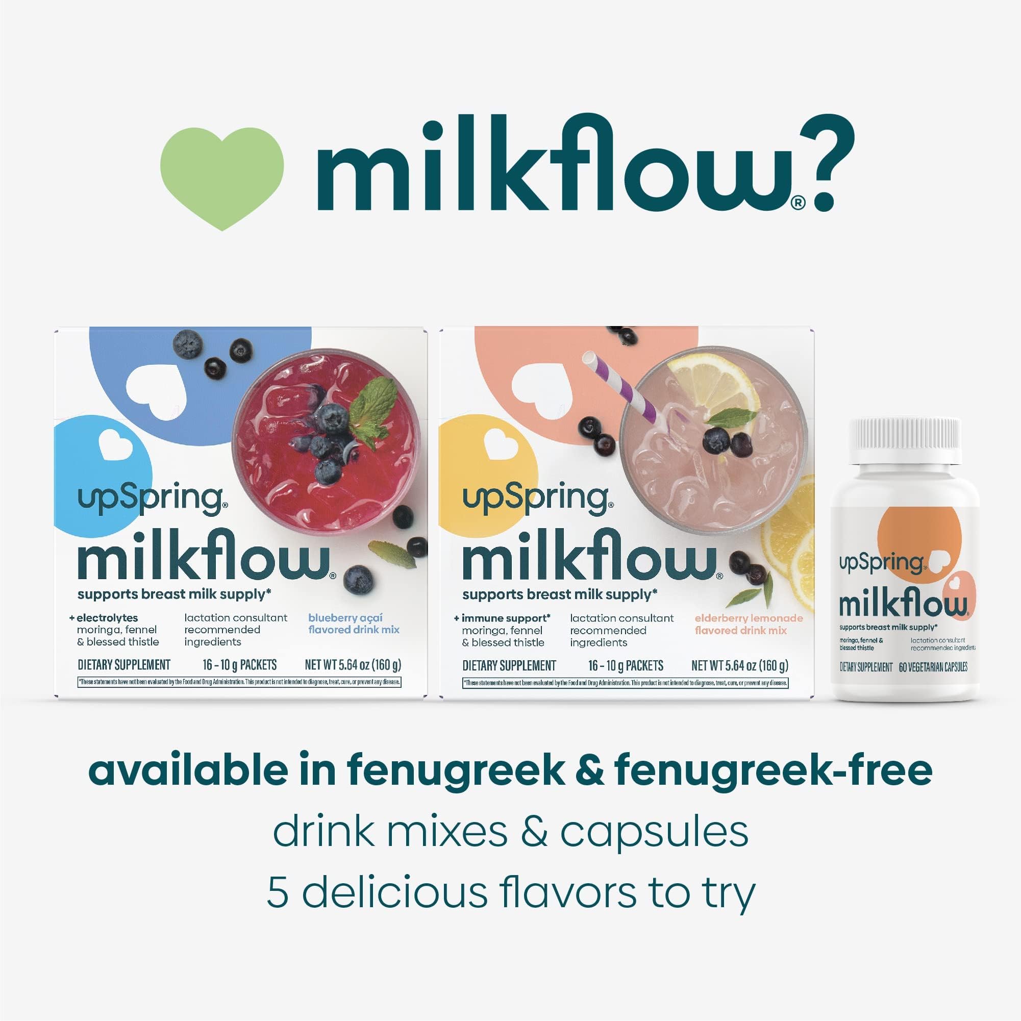 Foto 6 | Suplemento Para La Lactancia Upspring Milkflow, Cápsulas De Fenogreco - Venta Internacional.