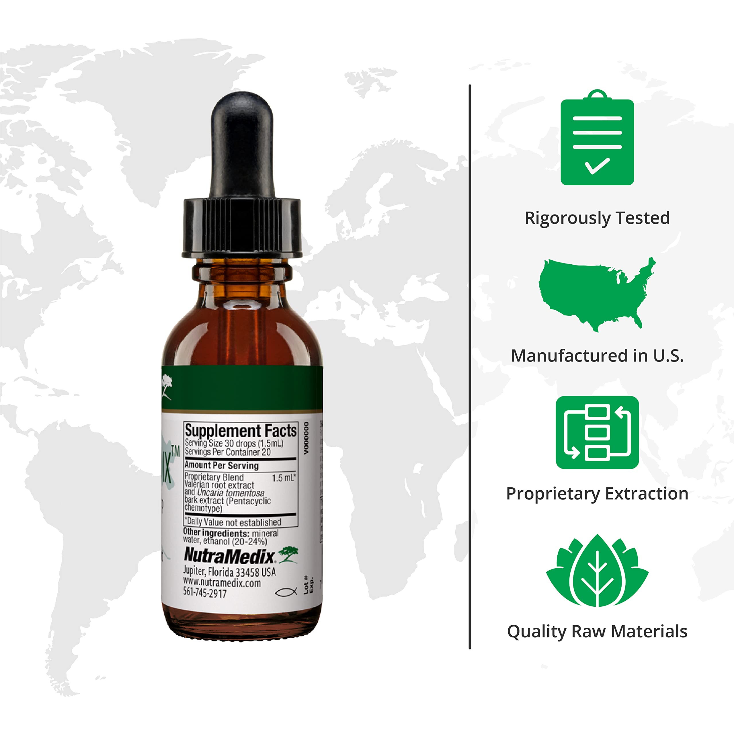 Foto 3 pulgar | Suplemento Nutramedix Relaxmedix Tincture 30 Ml - Venta Internacional.