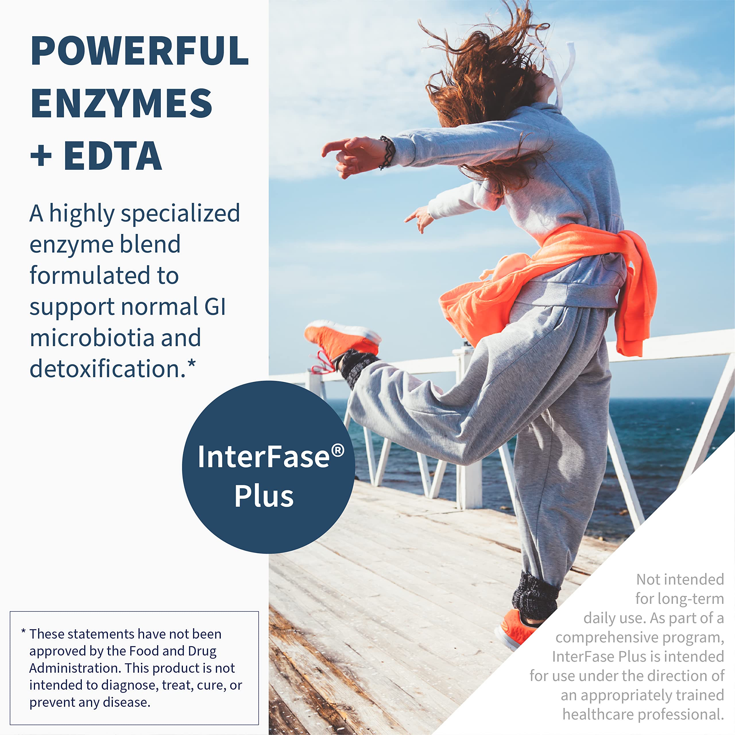 Foto 2 | Suplemento Klaire Labs Interfase Plus Enzyme 60 Cápsulas - Venta Internacional.