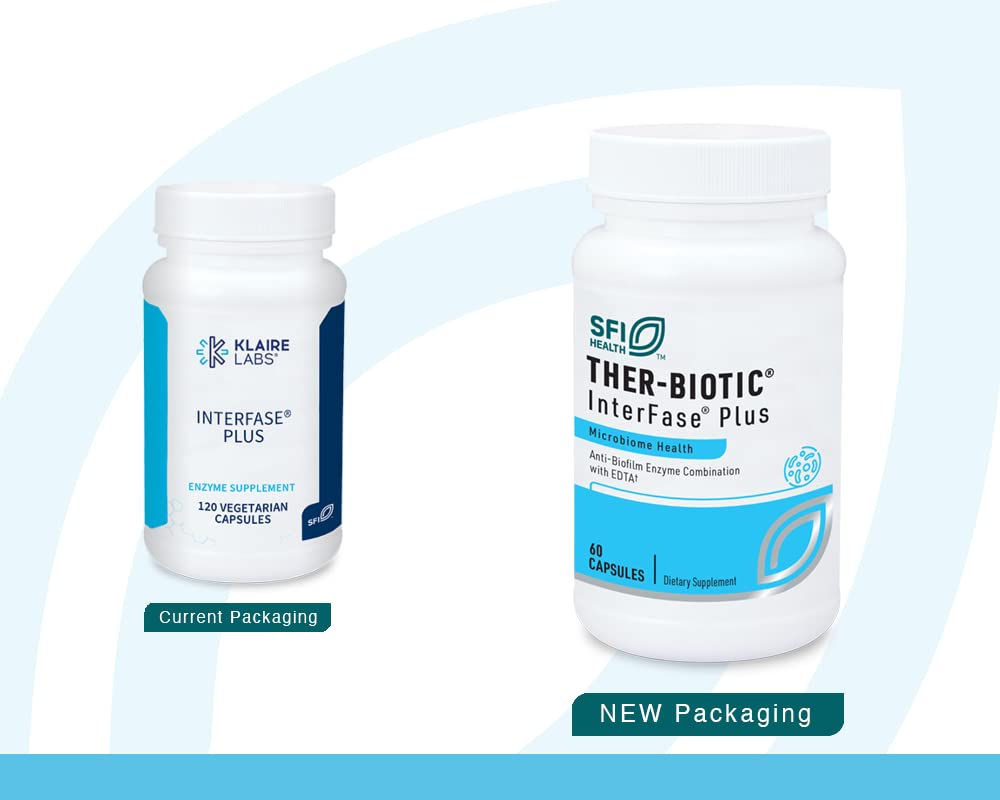 Foto 4 | Suplemento Klaire Labs Interfase Plus Enzyme 60 Cápsulas - Venta Internacional.