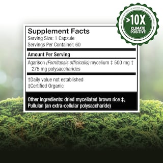 Foto 3 | Suplemento Host Defense Agarikon Mushroom 60 Cápsulas - Venta Internacional.