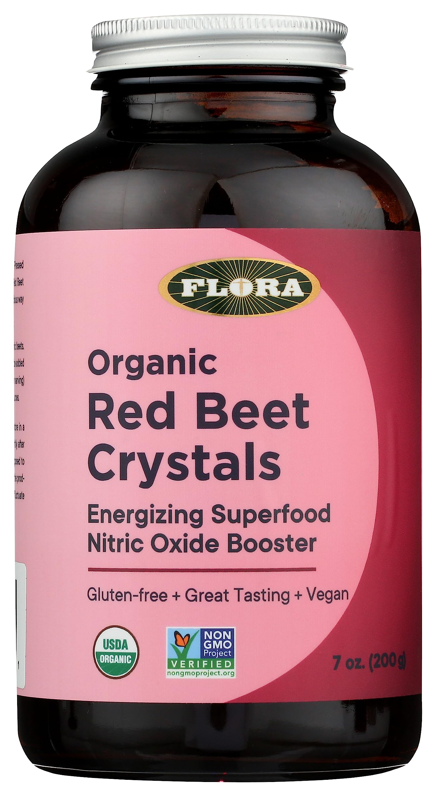 Foto 2 pulgar | Suplemento Flora Organic Con Cristales De Remolacha Roja 200 G - Venta Internacional.