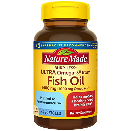Foto 2 pulgar | Suplemento Nature Made Ultra Omega-3 Sin Eructos, 1400 Mg, 45 Sodas - Venta Internacional.