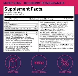 Foto 3 | Mezcla Antioxidante Supplement Perfect Keto Super Reds - Venta Internacional.