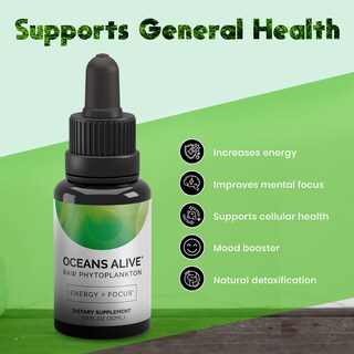 Foto 5 | Productos De Activación De Suplementos Oceans Alive Marine Phytoplan - Venta Internacional.
