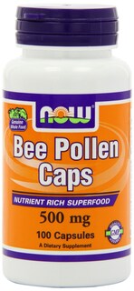 Foto 1 | Suplemento Now Foods Polen De Abeja 500 Mg 100 Cápsulas X3 - Venta Internacional.