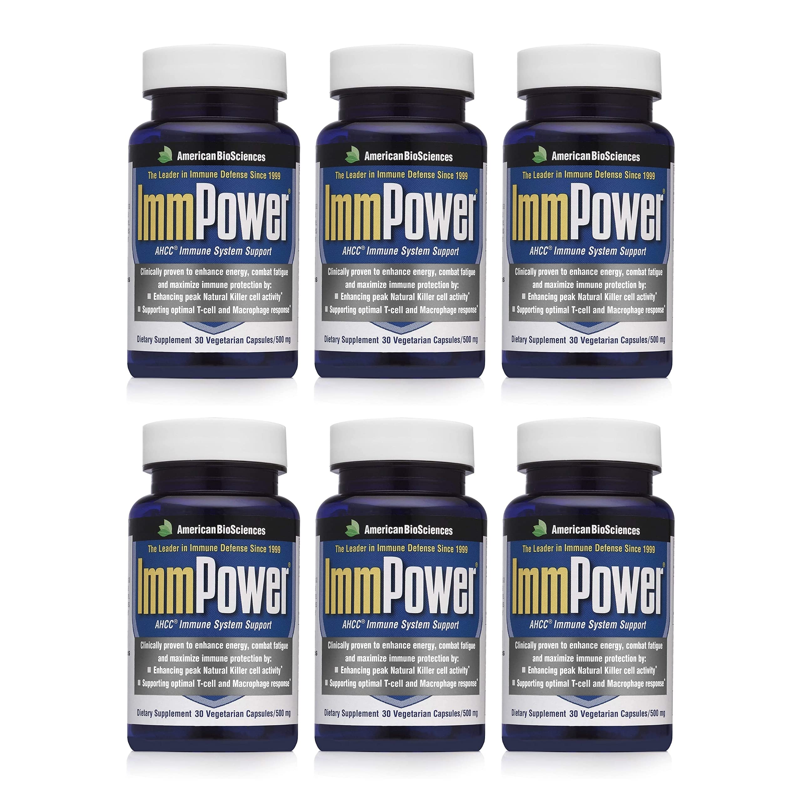 Foto 2 pulgar | Suplemento American Biosciences Immpower Ahcc 500 Mg 30 Cápsulas - Venta Internacional.