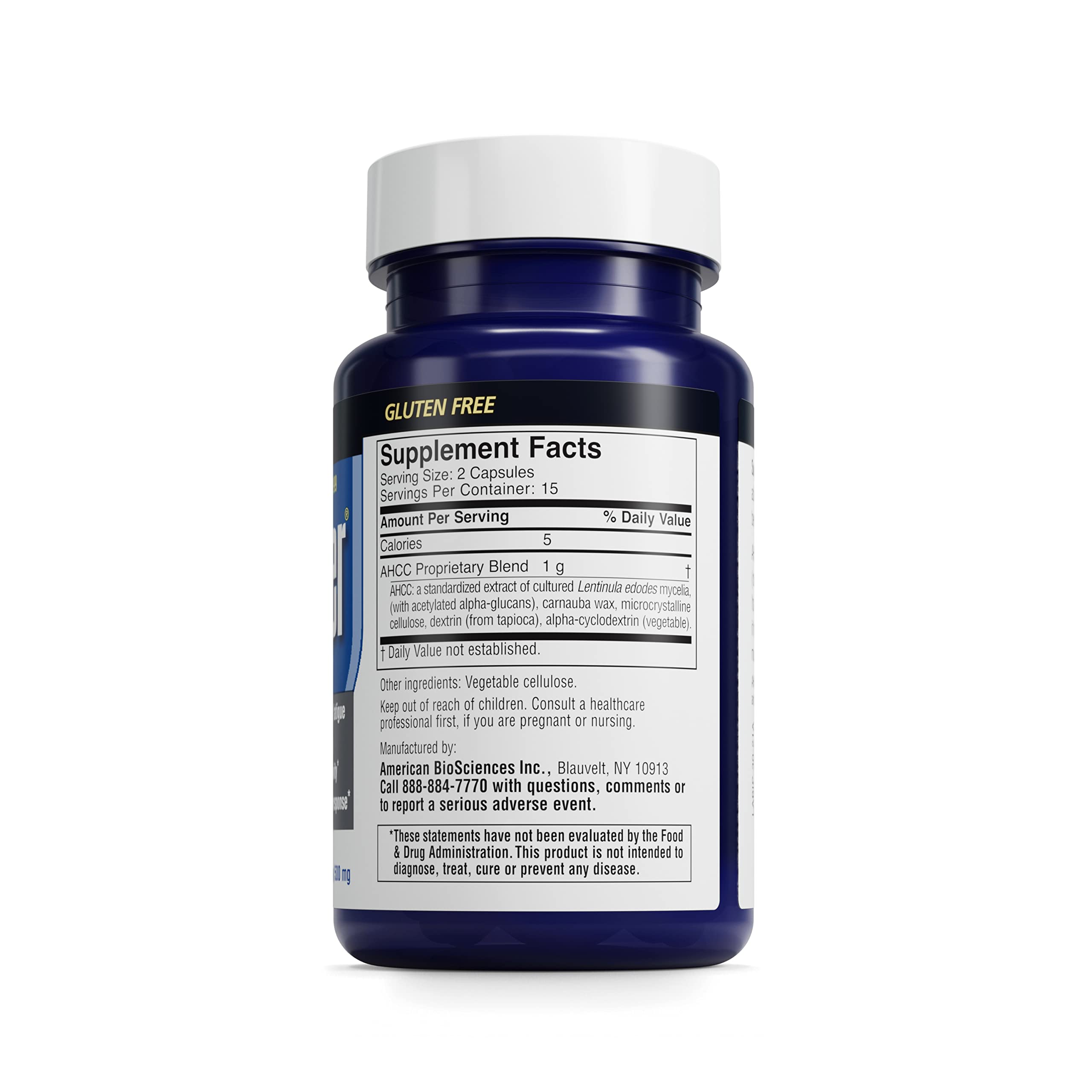 Foto 8 pulgar | Suplemento American Biosciences Immpower Ahcc 500 Mg 30 Cápsulas - Venta Internacional.
