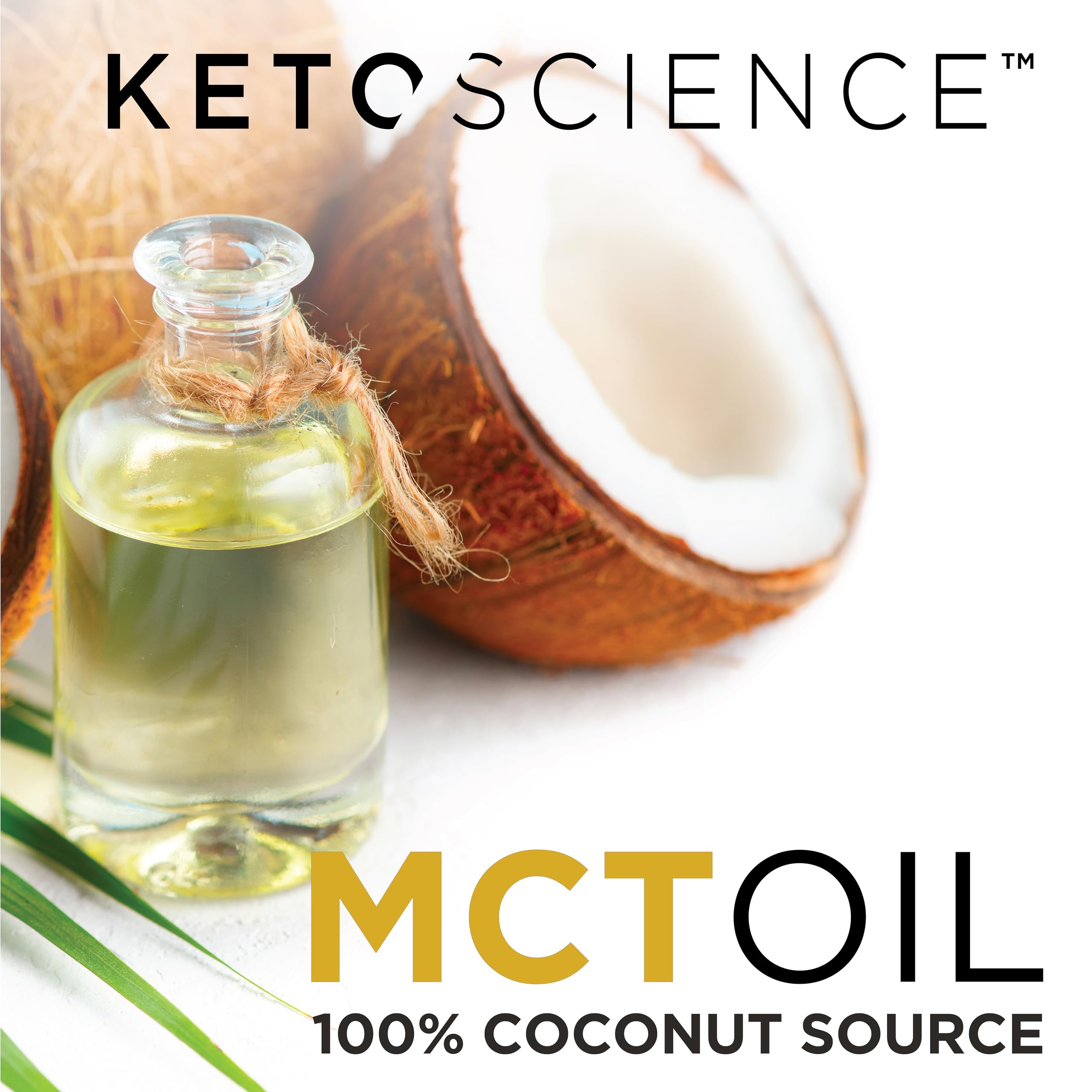 Foto 2 | Suplemento De Aceite De Mct Cetogénico Keto Science, 443 Ml De 100% Coco - Venta Internacional.
