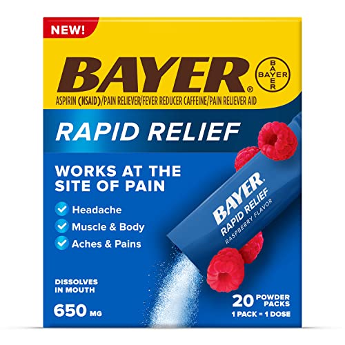 Foto 2 pulgar | Paquetes De Polvo Bayer Rapid Relief Para Aliviar El Dolor Con Aspirina Y Café - Venta Internacional.