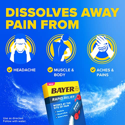 Foto 6 | Paquetes De Polvo Bayer Rapid Relief Para Aliviar El Dolor Con Aspirina Y Café - Venta Internacional.