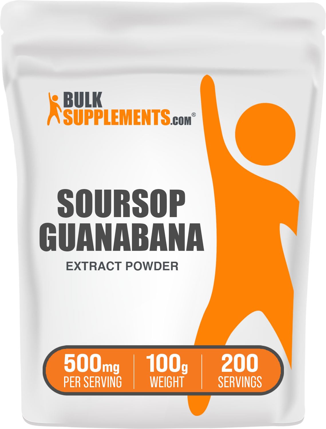 Suplemento Bulksupplements.com Extracto De Guanábana En Polvo 100 G - Venta Internacional.