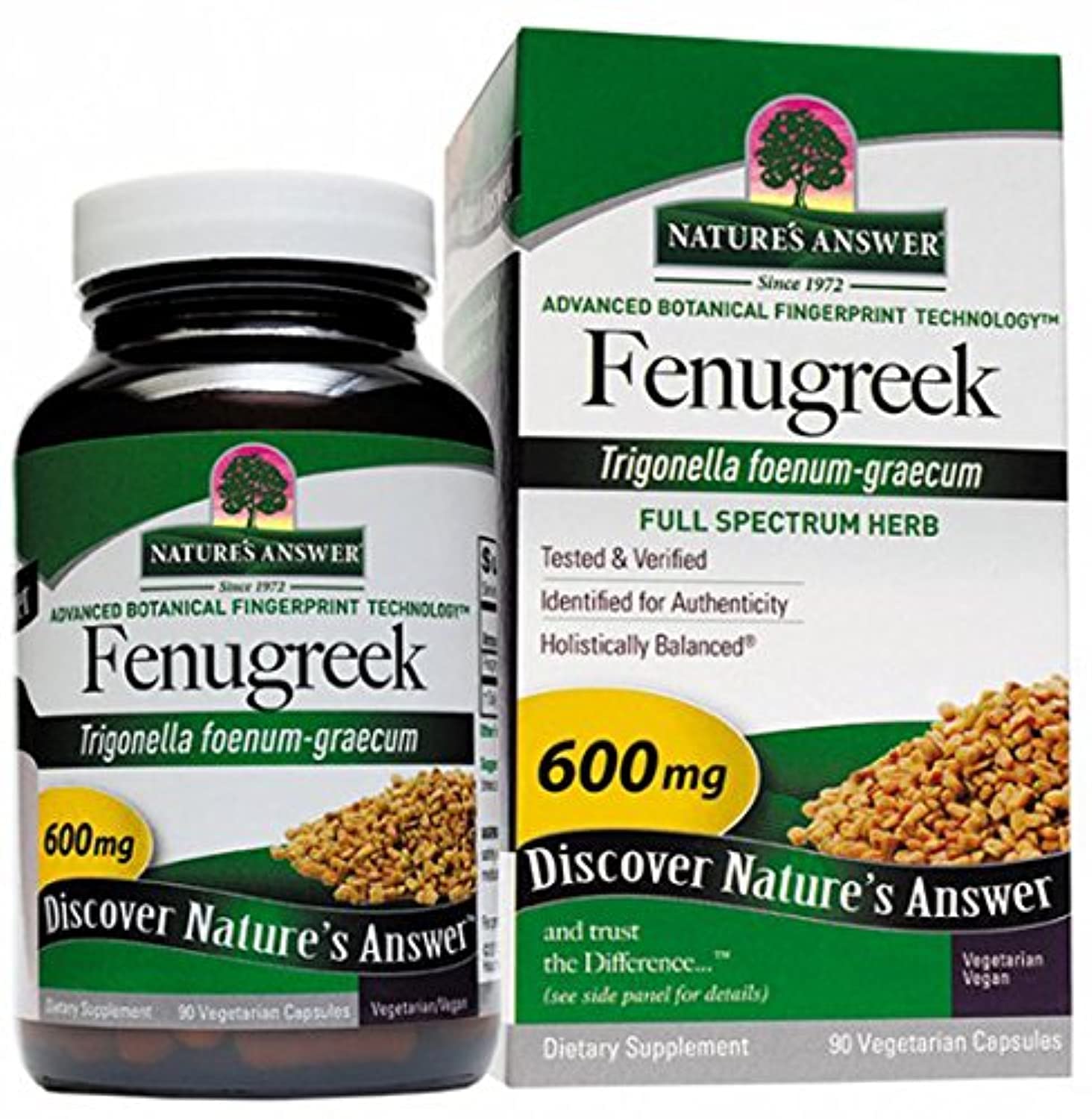 Foto 1 | Suplemento Nature's Answer Con Semillas De Fenogreco 90 Cápsulas - Venta Internacional.