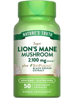Foto 1 | Suplemento Lions Mane Mushroom, 2100 Mg, 50 Cápsulas, Nature's Truth - Venta Internacional.