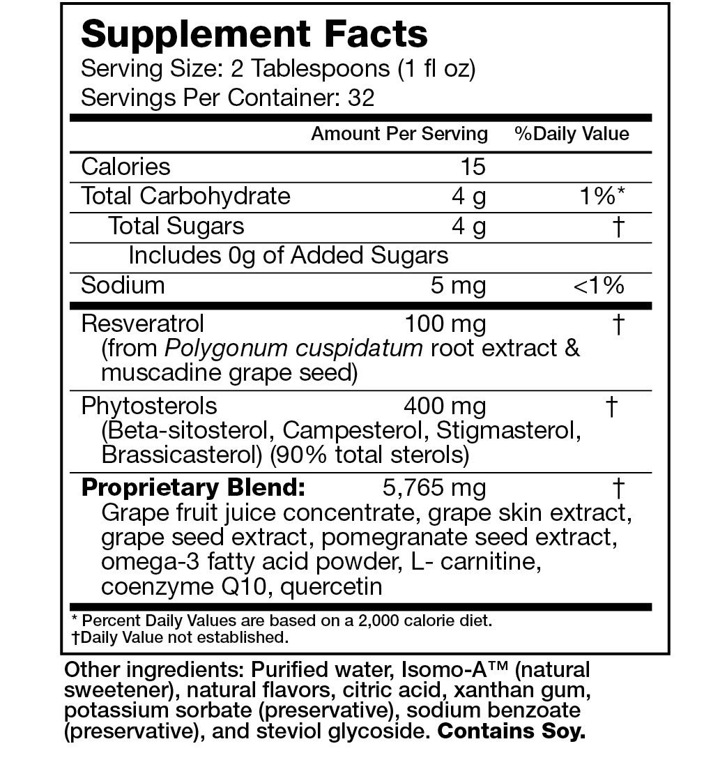 Foto 3 pulgar | Suplemento Resvinatrol Complete Liquid 946 Ml Con Antioxidantes - Venta Internacional.