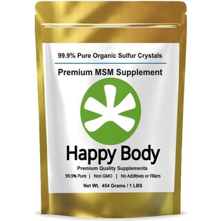 Foto 1 | Suplemento De Msm Happy Body, Cristales De Azufre Orgánicos, 454 G - Venta Internacional.