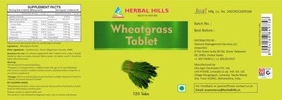Foto 5 | Suplemento Herbal Hills, Tabletas De Pasto De Trigo, 120 Tabletas - Venta Internacional.