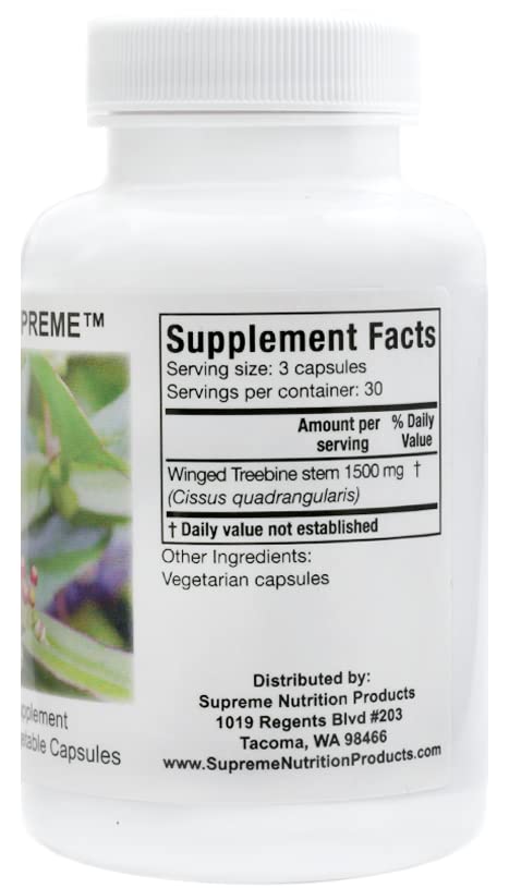 Foto 4 pulgar | Supreme Nutrition Cissus Supreme 90 Cápsulas Vegetarianas - Venta Internacional.