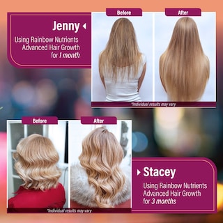 Foto 6 | Vitaminas Para El Crecimiento Del Cabello, Rainbow Nutrients, Biotina, 10,000 Mcg, Mujeres - Venta Internacional.