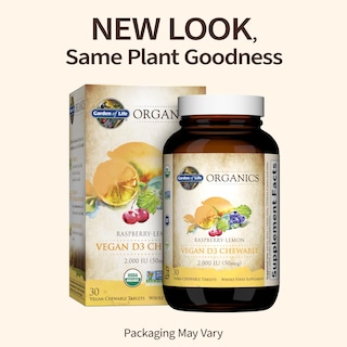 Foto 2 | Suplemento Garden Of Life De Vitamina D3, 2000 Ui, Masticable, 30 Tabletas - Venta Internacional.