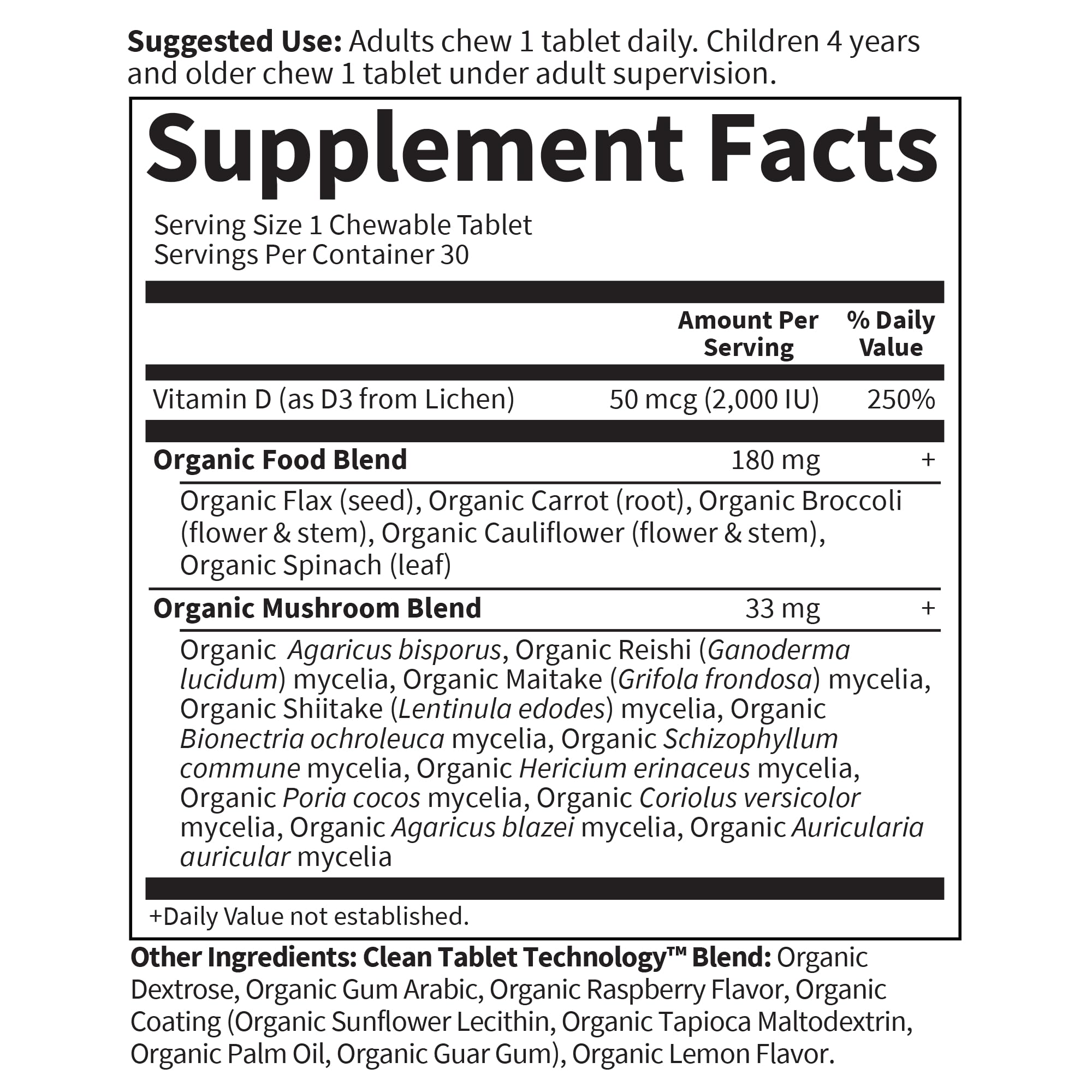 Foto 7 pulgar | Suplemento Garden Of Life De Vitamina D3, 2000 Ui, Masticable, 30 Tabletas - Venta Internacional.