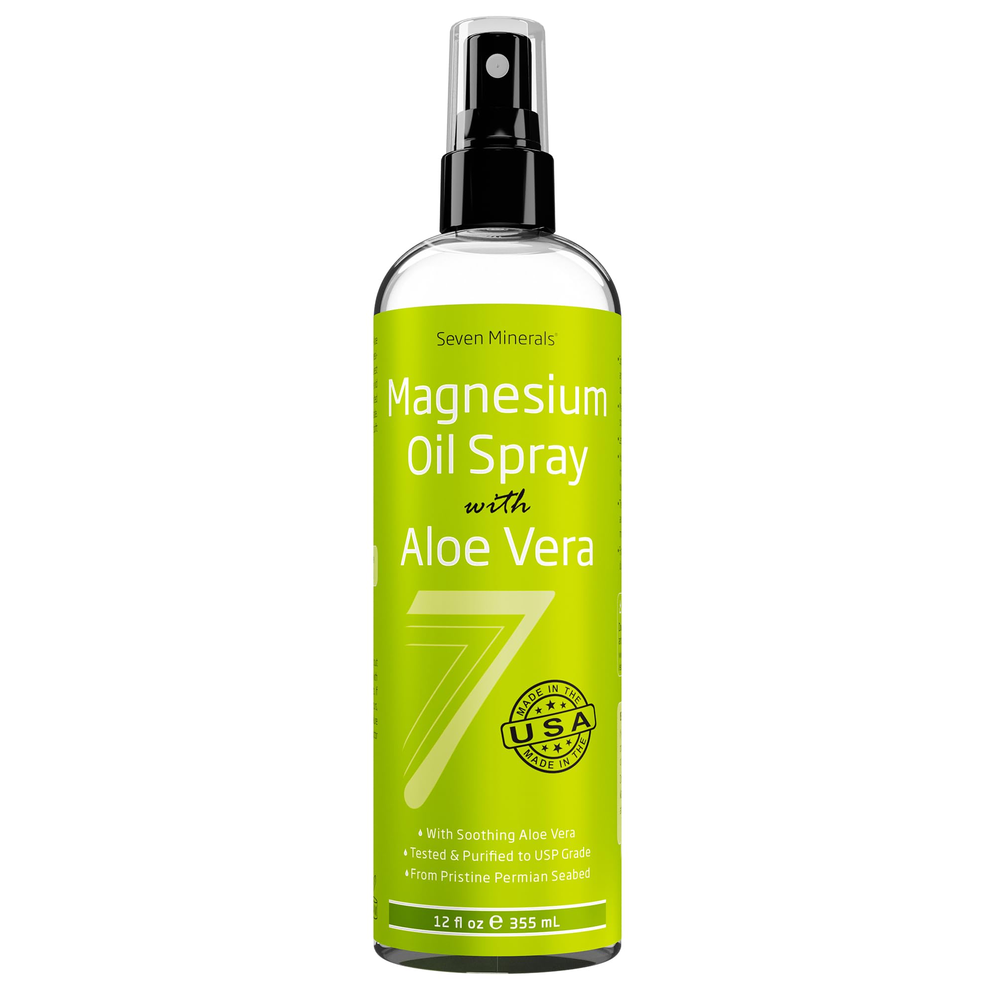 Foto 6 | Spray De Aceite De Magnesio Seven Minerals Con Aloe Vera 350 Ml - Venta Internacional.
